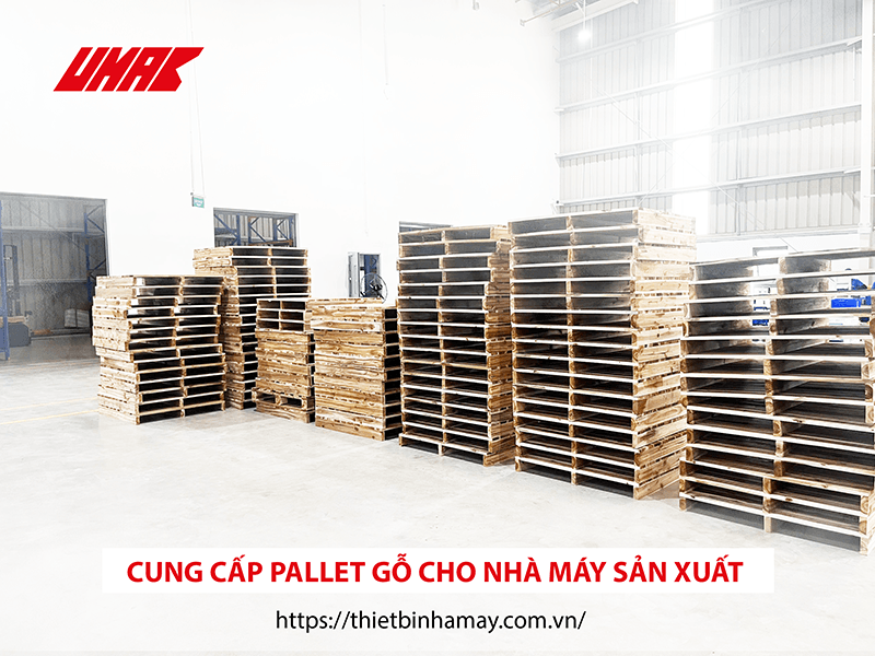 Ứng dụng của pallet gỗ 1 mặt 2 chiều nâng