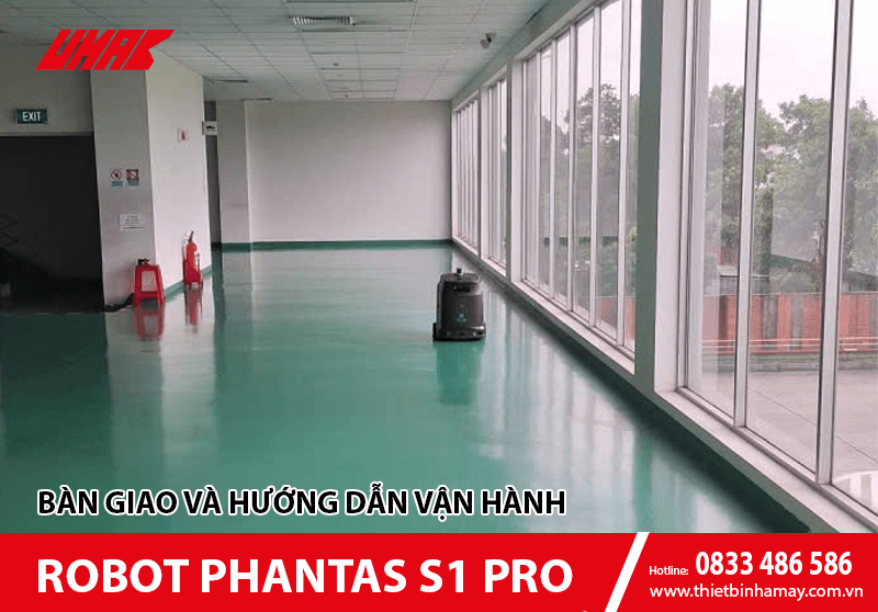 Bàn giao và HD vận hành Robot Phantas S1 Pro tại Hải Phòng