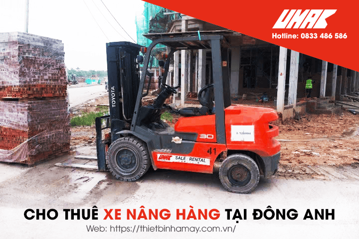 Cho thuê xe nâng hàng tại Đông Anh