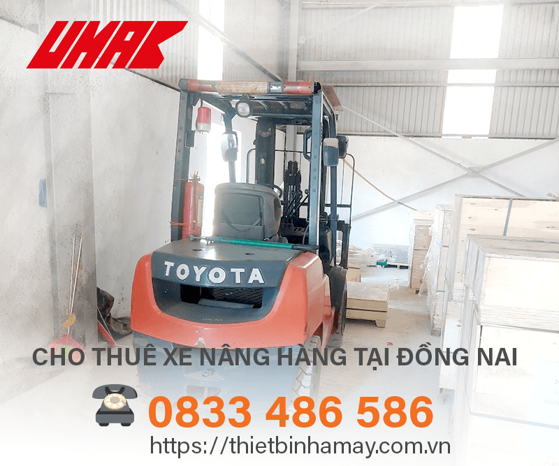 Dịch vụ cho thuê xe nâng hàng tại Đồng Nai, uy tín