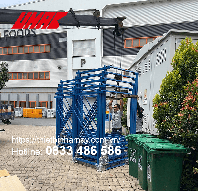 Kích thước của pallet xếp chồng tiêu chuẩn