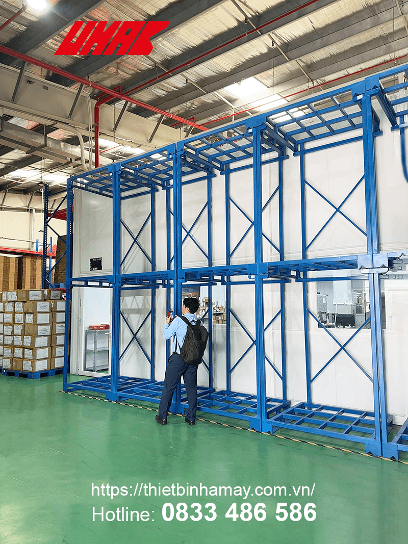 Pallet xếp chồng tiết kiệm diện tích lưu trữ lên tới 80%